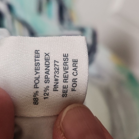 Mudd Green and White Sleeveless Sundress, XL - Picture 3 of 7